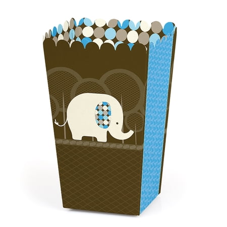 Blue Elephant Baby Shower Or Birthday Party Favor Popcorn Treat