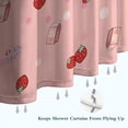 thumbnail image 6 of Red Strawberry Plants Fruit Shower Curtain 84"x72" ,Bathroom Decorative Shower Curtains Set with 12 Hooks,Modern Waterproof Washable Shower Curtain, 6 of 6
