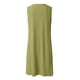 thumbnail image 2 of Conjunto de 3 piezas para mujer con chaleco sin mangas acanalado y pantalones cortos: conjunto informal elástico de color liso para salir de fiesta o para el día a día (tallas S-XXL), 2 of 3