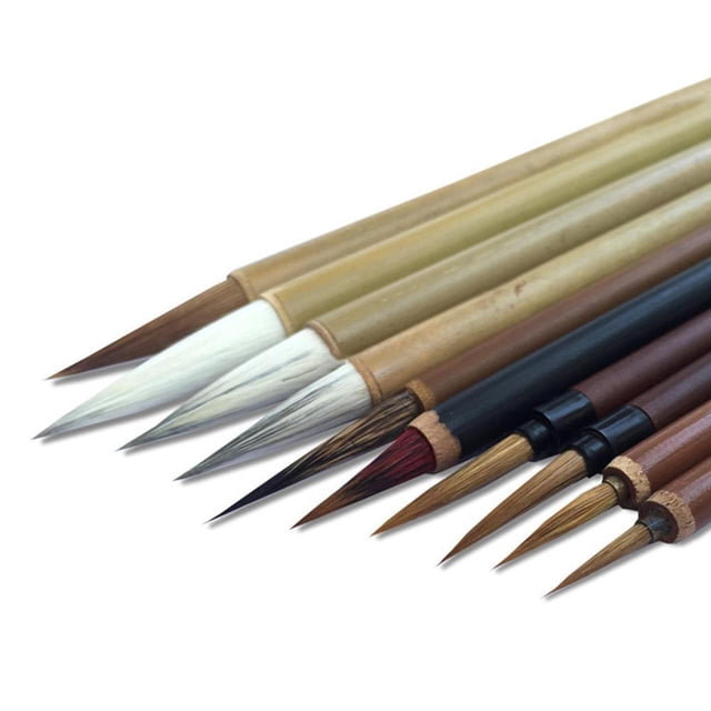 Kit de cepillos de pintura de bambú Generic 10