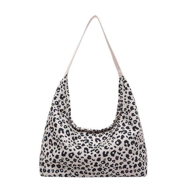 Crescent Bag Underarm Slouchy Leopard Print para Mujer