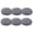 Grey*6, variant on Steel Wool Scrubber,Stainless Steel Scrubbers,Heavy Duty Dishwashing Scouring Pads for Cleaning Tough Baked-On Messes,Metal Scrubbers for Cleaning Dishes,Pots & Pans,Bathroom and Oven(Grey)