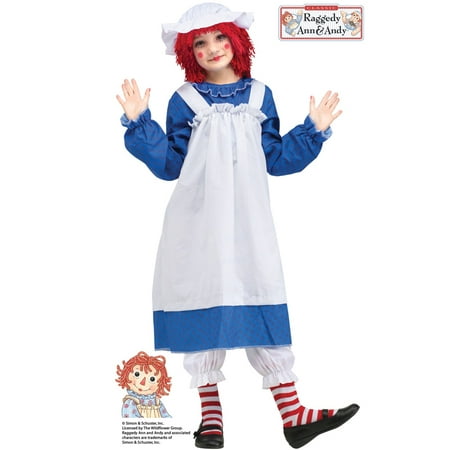 Raggedy Ann and Andy Ann Girls' Child Halloween Costume