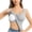 Gray, variant on Built in Bra Tank Top for Women Solid Color Sleeveless Square Neck Basic Camisole Summer Stretch Fitted Undershirts