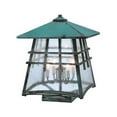 thumbnail image 2 of Meyda Tiffany 112386 Stillwater 4 Light 23" Tall Pier Mount Post Light - Copper, 2 of 6