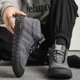 thumbnail image 4 of Zapatos de moda para hombre, zapatos cálidos de algodón de felpa, botas de nieve acolchadas cómodas para hombre, zapatos de trabajo deportivos antideslizantes para exteriores, 4 of 4