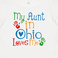 thumbnail image 4 of Inktastic My Aunt in Ohio Loves Me Boys or Girls Baby T-Shirt, 4 of 5
