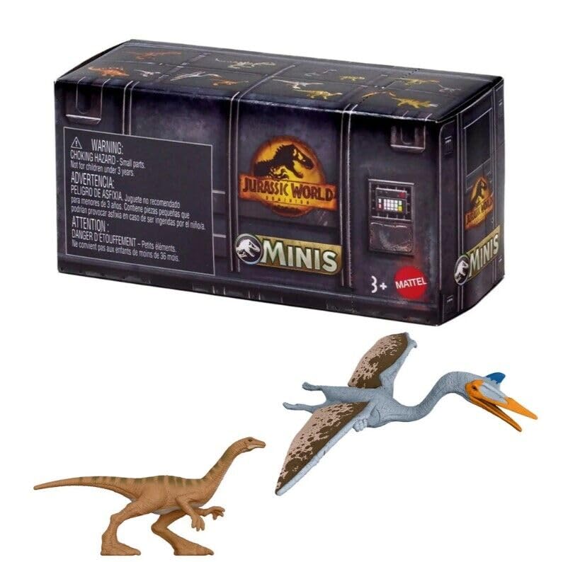 Jurassic World Dominion Minis Surprise Pack Box (Pack of 3)