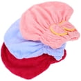 thumbnail image 1 of Shisuyan Hair Drying Cap Light Blue Superfine Fiber 3Pcs 9.4x11x0.8in, 1 of 8