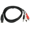thumbnail image 3 of Big DIN Sound Cord, DIN To 3.5mm 2  Cable Tight Connection Clear Signal Male To Male  For  For Receiver, 3 of 8