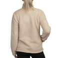 thumbnail image 2 of Women's Sherpa Fleece Zip Up Jacket XL, Sand, 2 of 2
