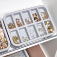 thumbnail image 5 of iDesign Gray Eco BPA-Free Recycled Plastic 10-Compartment Organizer Insert - 7.6" x 11.1" x 2.5", 5 of 5