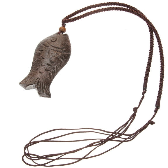 LOLIPPYY Necklace Multi Color 1Set 13.4X3In Fish Shape Pendant For Parties