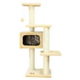 thumbnail image 2 of TRIXIE Palamos Plush & Sisal 4-Level 43" Cat Tree with Scratching Posts & Condo, Beige, 2 of 2