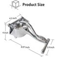 thumbnail image 5 of Lemon Squeezer, Manual Juicer, Aluminum Alloy Fruit Squeezer, Heavy Duty Press, 5 of 5