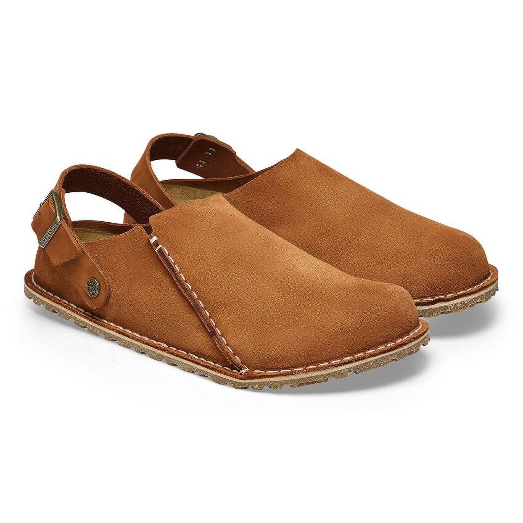 BIRKENSTOCK Lutry Premium Suede Slipper - Versatile Comfort with Removable Footbed and Flexible Ankle Strap - Multiple Colors & Sizes