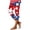 2-White, variant on SELONE Women Capri Pants 4th of July Red White and Blue Leggings Pants Patriotic Graphic Outerwear Navy S