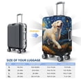 thumbnail image 2 of Vintage Starry Sky Labrador Luggage Cover Anti Scratch, Elastic Suitcase Protector Suitcase Covers for Luggage Fits 18-32 Inch Luggage, 2 of 5