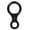 Black, variant on 8 Climbing Descender Ring Outdoor Mountaineering Equipment Sport Supplies (Black)