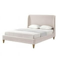 thumbnail image 3 of Kataleya Bed Pink Linen King Wingback Upholstered, 3 of 9