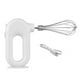 thumbnail image 1 of Batidor de crema de huevo eléctrico, batidor de crema de cocina automático ajustable de mano, batidora de mantequilla, agitador, herramientas Herramientas y accesorios para hornear Blanco 1 varilla Inteprter HA007445-05B, 1 of 6