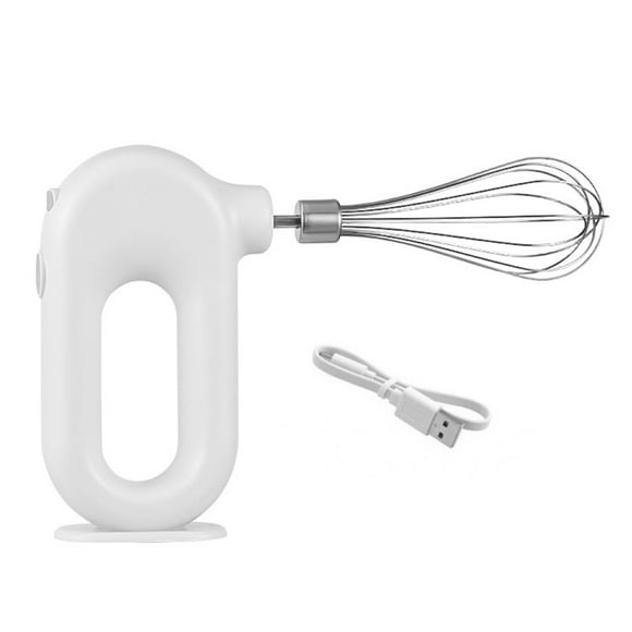 Batidor de crema de huevo eléctrico, batidor de crema de cocina automático ajustable de mano, batidora de mantequilla, agitador, herramientas Herramientas y accesorios para hornear Blanco 1 varilla Advancent HA007445-05B