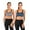 Gray+Blue, variant on DODOING 2 Pack High Impact Support Sport Bra Activewear Fitness Sports Bra Juniors Seamless Workout Yoga Bra Gym