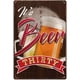 thumbnail image 1 of Carteles de metal de cerveza Letrero de hojalata de metal Resistente chapa de hierro Pintura Decoración Es cerveza treinta Bar pub Club Taberna Garaje Man Cave Decoración Póster 20×30cm, 1 of 8