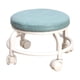 thumbnail image 1 of Taburete bajo con ruedas, silla giratoria, resistente, multifuncional, para pedicura. Azul, 1 of 9