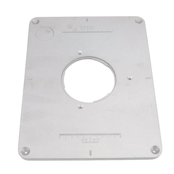 Router Plate,4‑17/32in Aluminium Router Table Aluminium Router Plate Router Table Insert Plate Luxury Finish