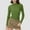 Army Green, variant on NTACZA Fall Tops for Women Thermal Slim Fit Green Crewneck Undershirt Ribbed Long Sleeve Basic T Shirt Women Shirt L