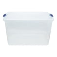 thumbnail image 1 of Caja Multiusos Sterilite Plástico 62 Litros con Broches Transparente, 1 of 3