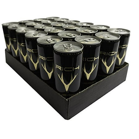 RICH Energy Drink Made with Organic Cane Sugar 8.4 fl oz Cans Case Pack of (Best Organic Energy Drink)