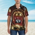 thumbnail image 2 of Balery Casino King And Playing Cards Camisas hawaianas de manga corta para hombre, camisas playeras de corte holgado, camisas de vacaciones con botones,Large, 2 of 7