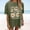 Army Green, variant on Graphic Tees for Women Elegant Everyday Comfort Women's T Shirts For Spring Summer Casual Round Neck Short Sleeve Tee With Graphic Print Platform Style Black XXL