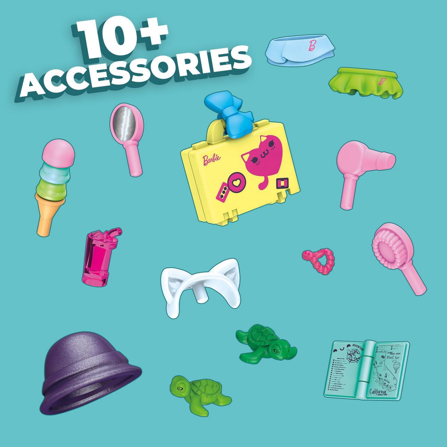 Mega Construx Barbie Coffret Aventures à la plage - 70 Blocs