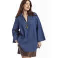 thumbnail image 2 of June & Vie Women's Plus Size Cotton Denim Blouse, 2 of 4