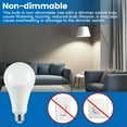 thumbnail image 5 of Great Value High Output A23 LED Light Bulb, 27-Watt (200W Equivalent), Daylight, E26 Medium Base, 5 of 10