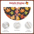 thumbnail image 3 of Sikiie Colorful Maple Leaves Christmas Tree Skirt, Christmas Tree Decorations, Christmas Decor, Tree Mat Decoration(30-48IN)-30", 3 of 6