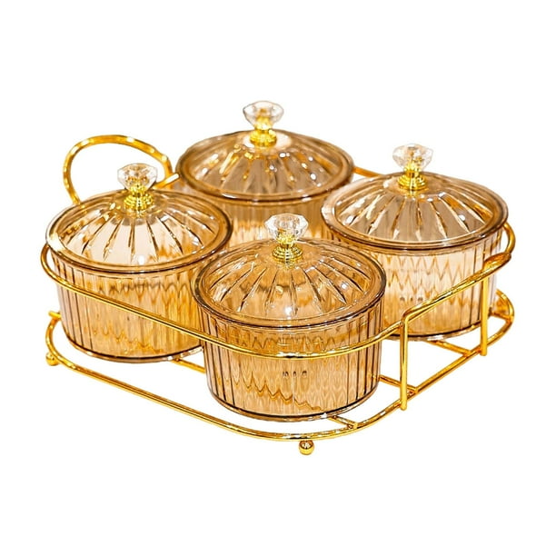 Platos para servir divididos Bandeja para frutos secos Bandeja nórdica para frutos secos y dulces para apartamento marrón claro 4