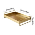 thumbnail image 3 of Rewenti Metal Tray Style Jewelry Storage Plates Fruit Plates Desktop Living Room Coffee Table Decoration Light Style Decoration, 3 of 6
