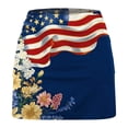 thumbnail image 2 of APEXFWDT Women's Plus Size Workout Athletic Skirt with Lining 4th of July Print Yoga Tennis Skirt Casual Bottoms S-5XL, 2 of 5