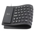 thumbnail image 4 of 85-Key Flexible Silicone Keyboard, Waterproof and Dustproof Foldable USB Wired Keyboard for PC, Laptop, and Travel Use B#007 Purple, 4 of 9