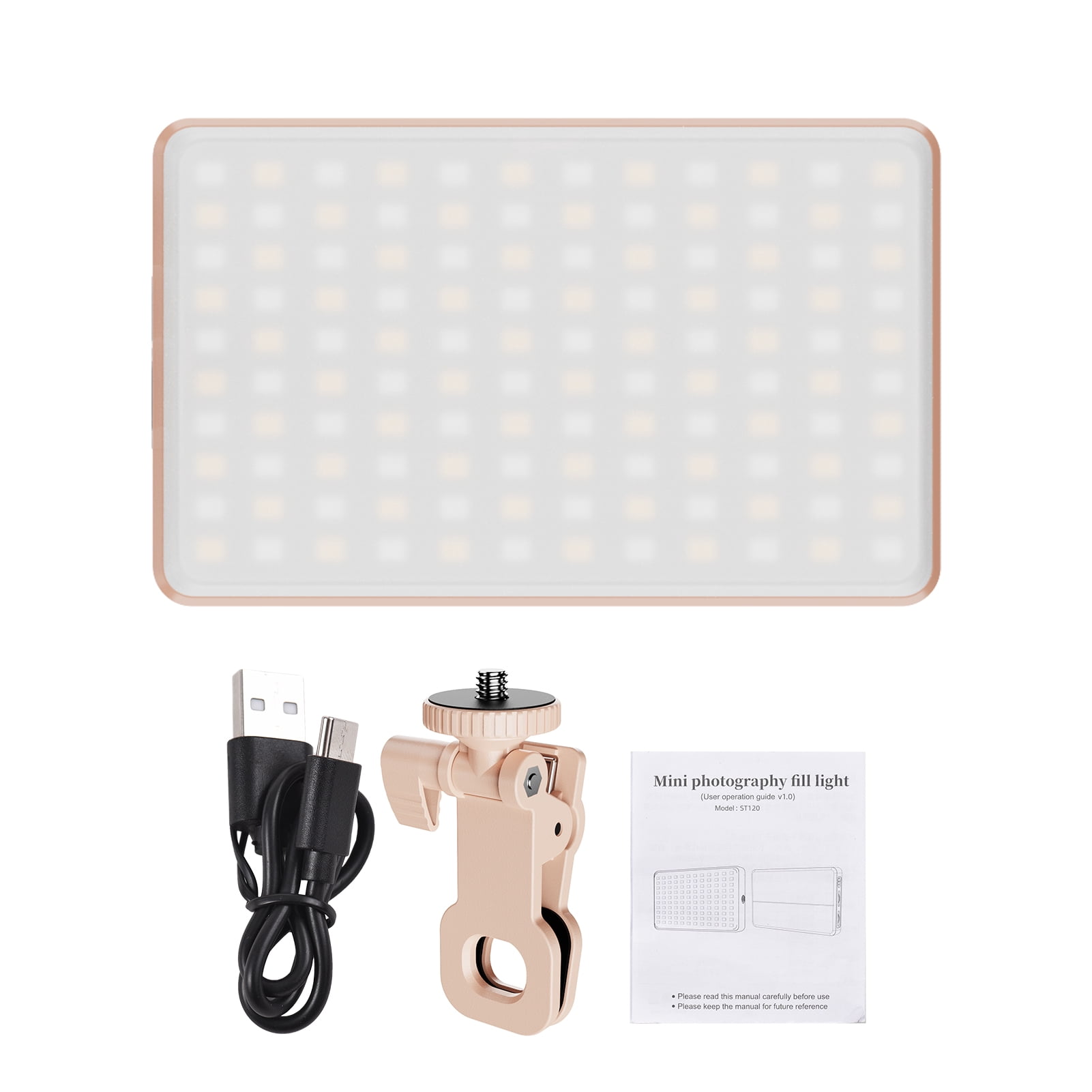 Eccomum LED Rechargeable Selfie Light for Phone Clip on Portable Phone Ring Light for Phone and Computer Camera Photography Zoom Meetings,Three Modes,Adjustable Brightness