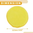 thumbnail image 5 of 4Pcs 12.5cm Universal Microfiber Polishing Buffing Pad Auto Woolen Buffing Waxing Pad Car Polisher Buffer Drill Attachment Yellow, 5 of 7