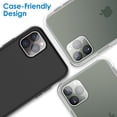 thumbnail image 3 of Camera Lens Protector for iPhone 11 Pro/11 Pro Max - Tempered Glass, Full Coverage, Anti-Scratch, Pack of 2, 3 of 5
