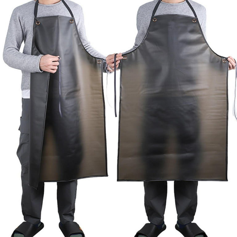 【SALE／10%OFF Anti-Corrosion Apron, PVC Waterproof Rubber Apron Duty Heavy WorkUtility&SafetyClothing