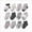 Z1015-Black, variant on Caqnni Baby Boys Grips Socks 12 Pairs Kids Toddlers Anti Slip Non Skid Funny Cartoon Crew Breathable Cotton Socks All Seasons SOFT & COZY Indoor&Outdoor Wear for 0-7 Years,5-7 Years