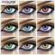 thumbnail image 2 of Lentillas de colores para Halloween, lentes de contacto de OVOLOOK-1pair(2 piezas), de arte multicolor, para Cosplay, hermoso ojo, (diámetro: 14,5 m), 2 of 4