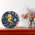 thumbnail image 6 of Seahorse Bubble 10 inch Wall Clocks Non Ticking Easy to Read Battery Decorative for Home Bathroom Kitchen Bedroom Living Room, 6 of 8